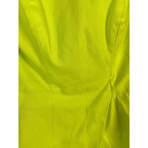 Israella Kobla Ovia Mini Dress Off The Shoulder Statement Party Chartreuse Sz 2 - Picture 6 of 16